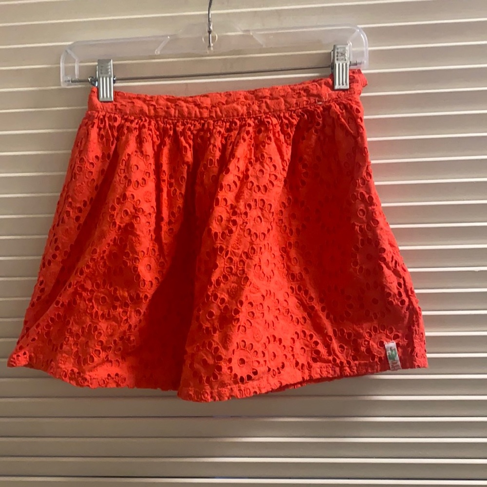 DPAM Girls neon orange  skirt size 10